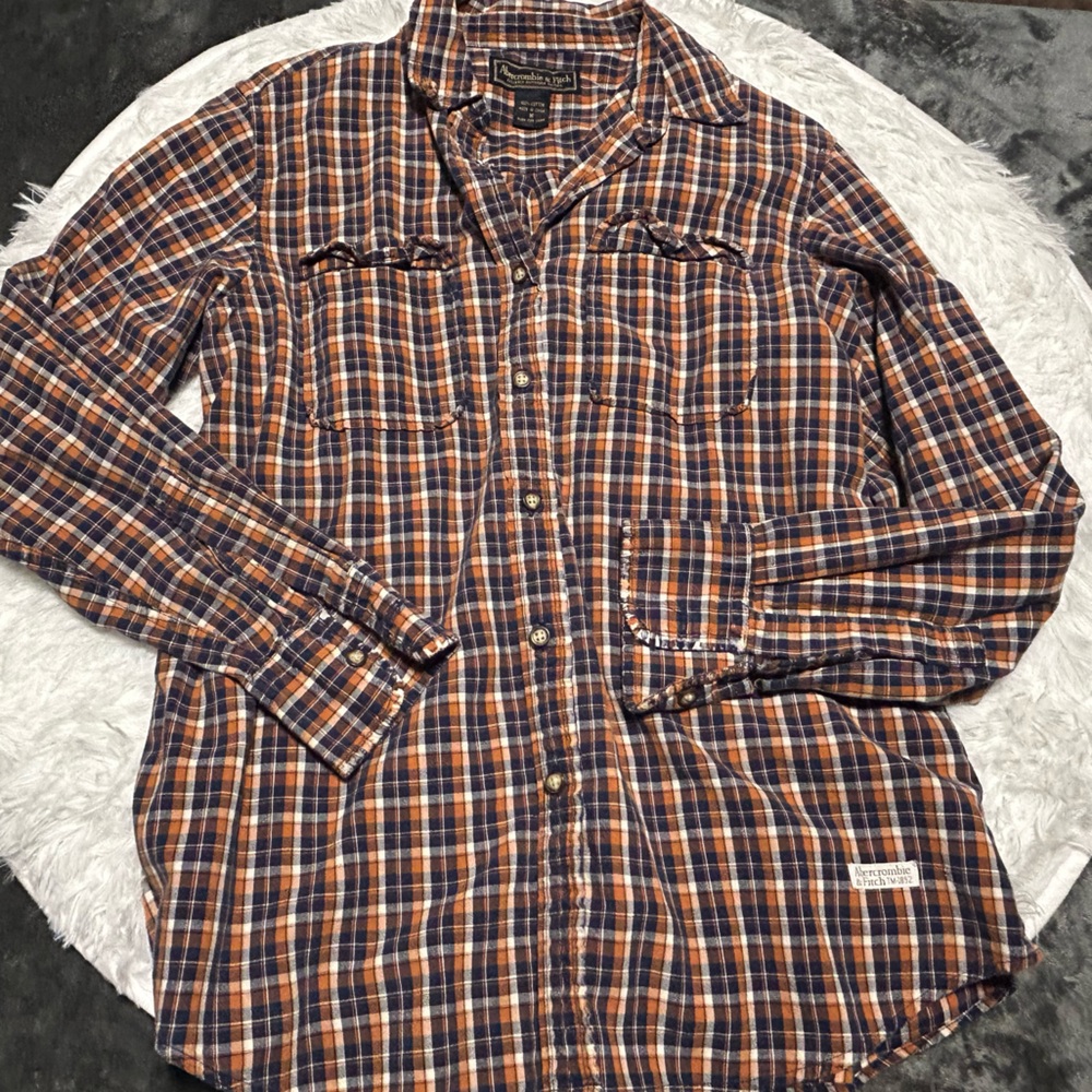 Abercrombie & Fitch Rugged Plaid button down shirt